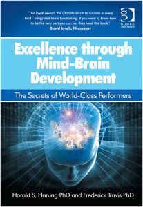 Portada del libro de Harald Harung y Frederick Travis "Excellence through Mind-Brain Development: The Secrets of World-Class Performers"