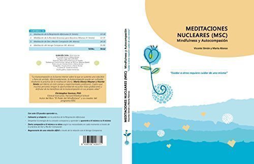 Portada del libro y CD "Meditaciones nucleares (MSC): Mindfulness y autocompasión"