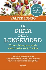 Portada del libro de Valter Longo "La dieta de la longevidad"