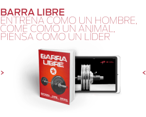 Barra Libre: entrena como un hombre